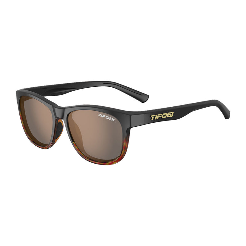 Tifosi Swank Sunglasses Brown Fade/Brown Lens