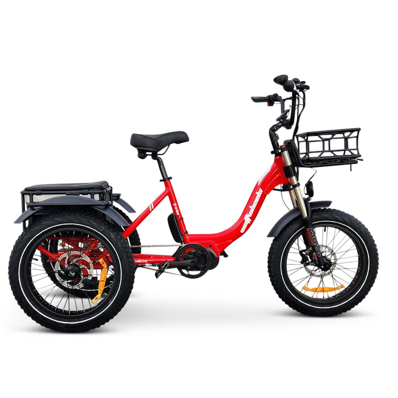 Watt Wheels XT Electric Trike Gloss Red