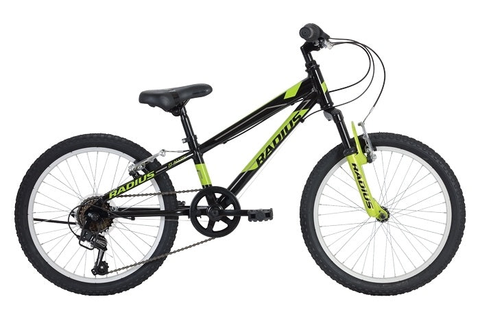 Radius Trailraiser AL 20" Kids Bike Gloss Black/Lime