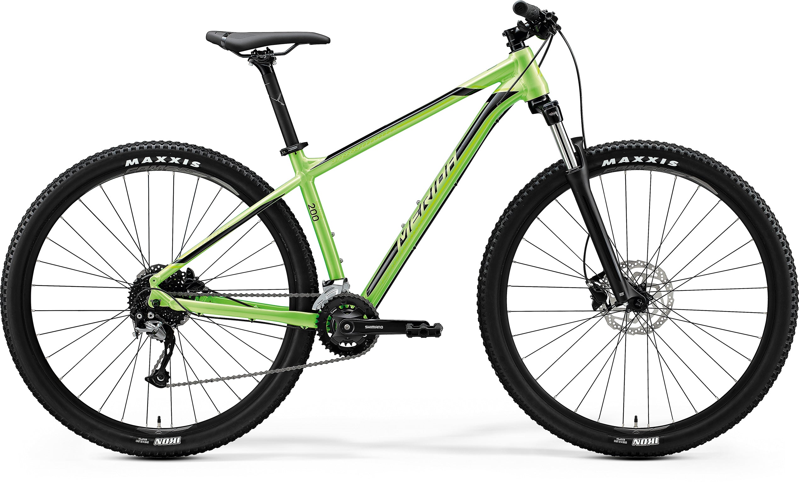 Merida Big Nine 200 Hardtail Mountain Bike Gloss Olive Green Black