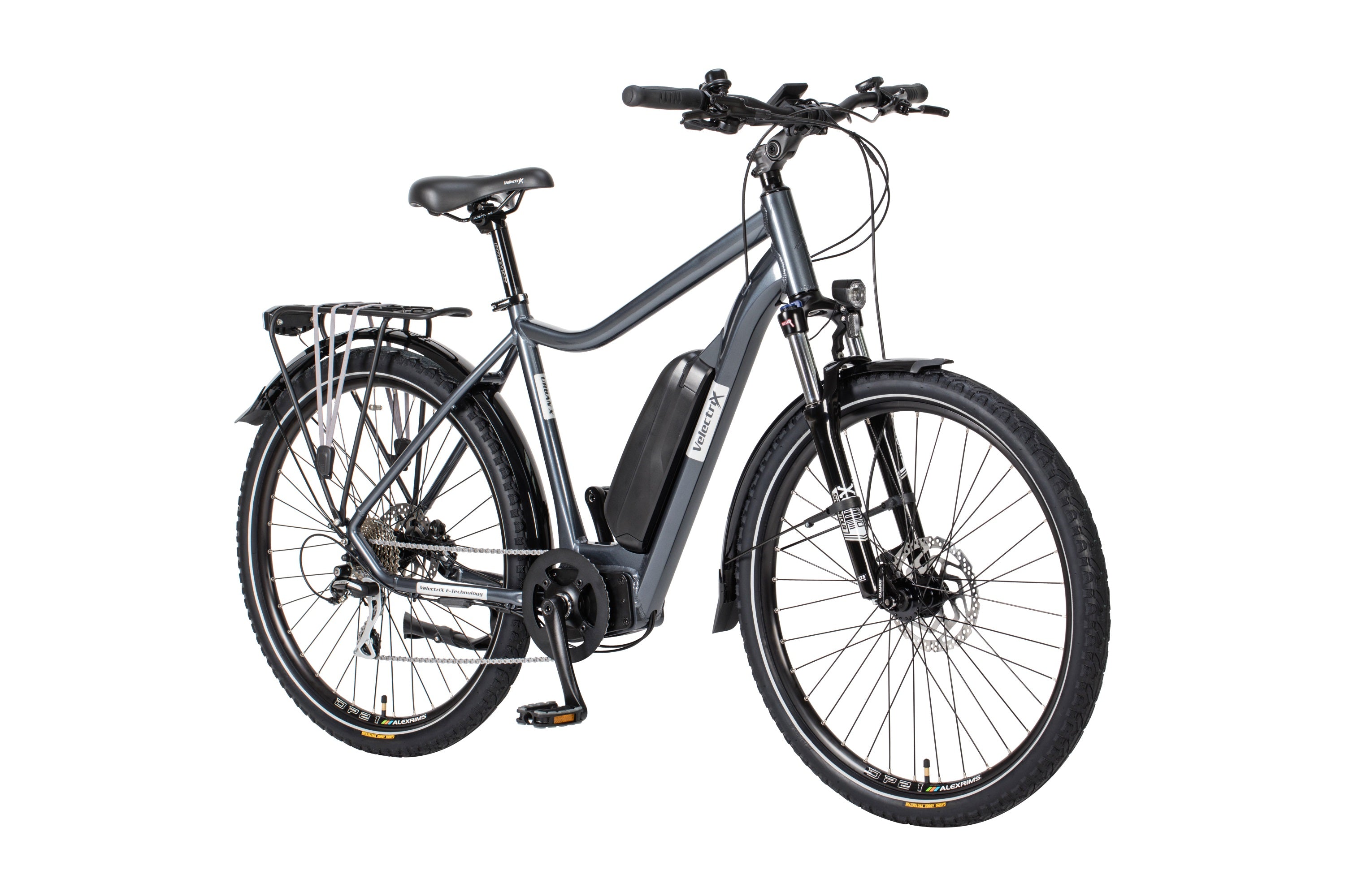 Velectrix Urban X Electric Hybrid Bike Anthracite Grey 2020