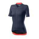 Castelli Anima 3 Womens Short Sleeve Road Jersey Dark Steel Blue/Pink