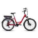 E-Rider City Wave Electric Bike 375wh Battery Red