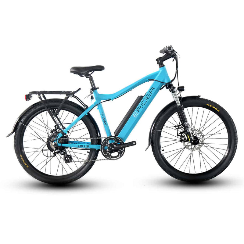 E-Rider Summit Electric Bike 460wh Battery 27.5" Wheels Blue