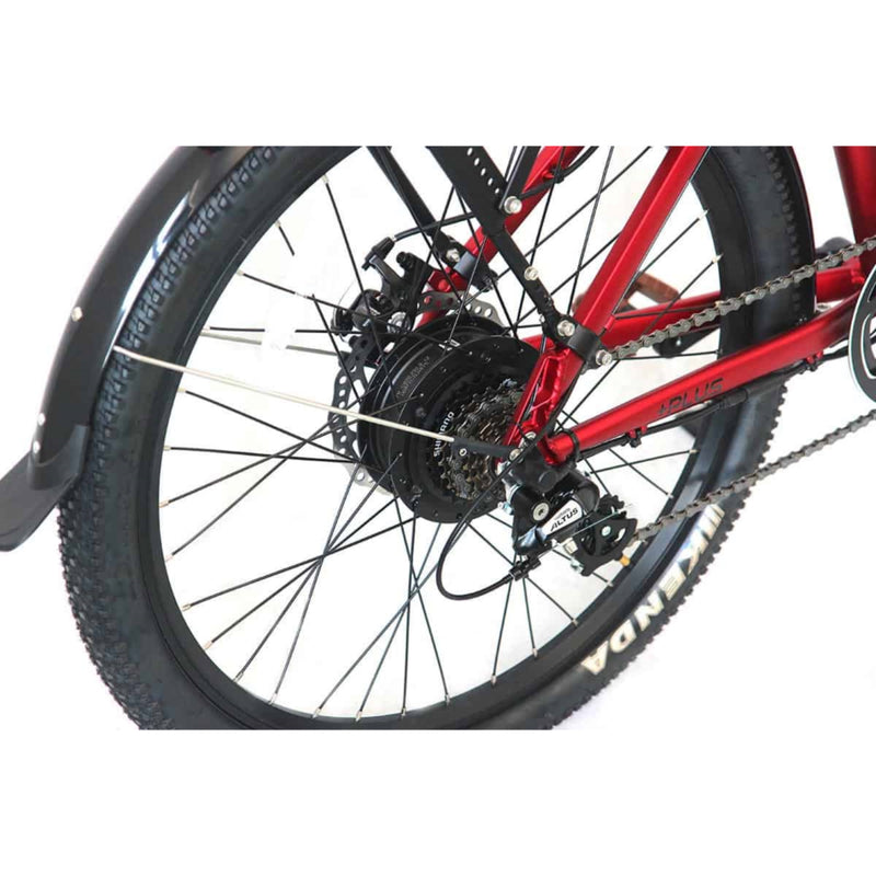 E-Rider Summit Electric Bike 460wh Battery 27.5" Wheels Red