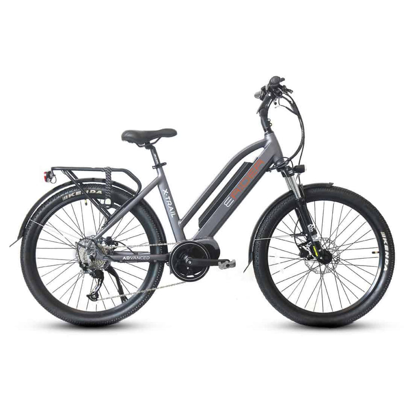 E-Rider Xtrail Advanced Electric Bike 504wh Battery Grey