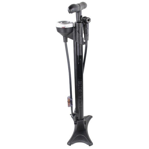 Serfas Floorpump Digital Gauge Black