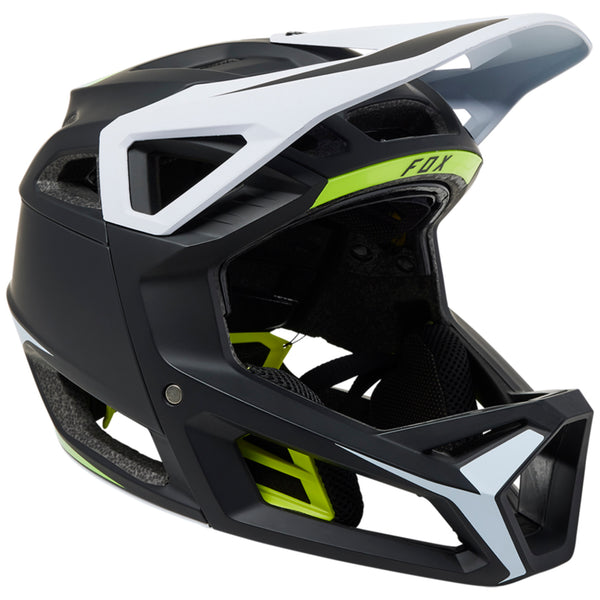 Fox Proframe RS Helmet MIPS Sumyt Black Yellow 99bikes .nz