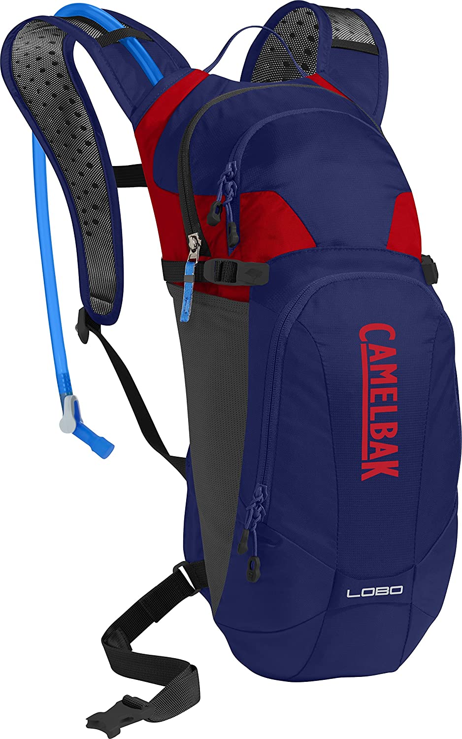 CamelBak Lobo 3L Hydration Pack Pitch Blue Racing Red 99bikes .nz