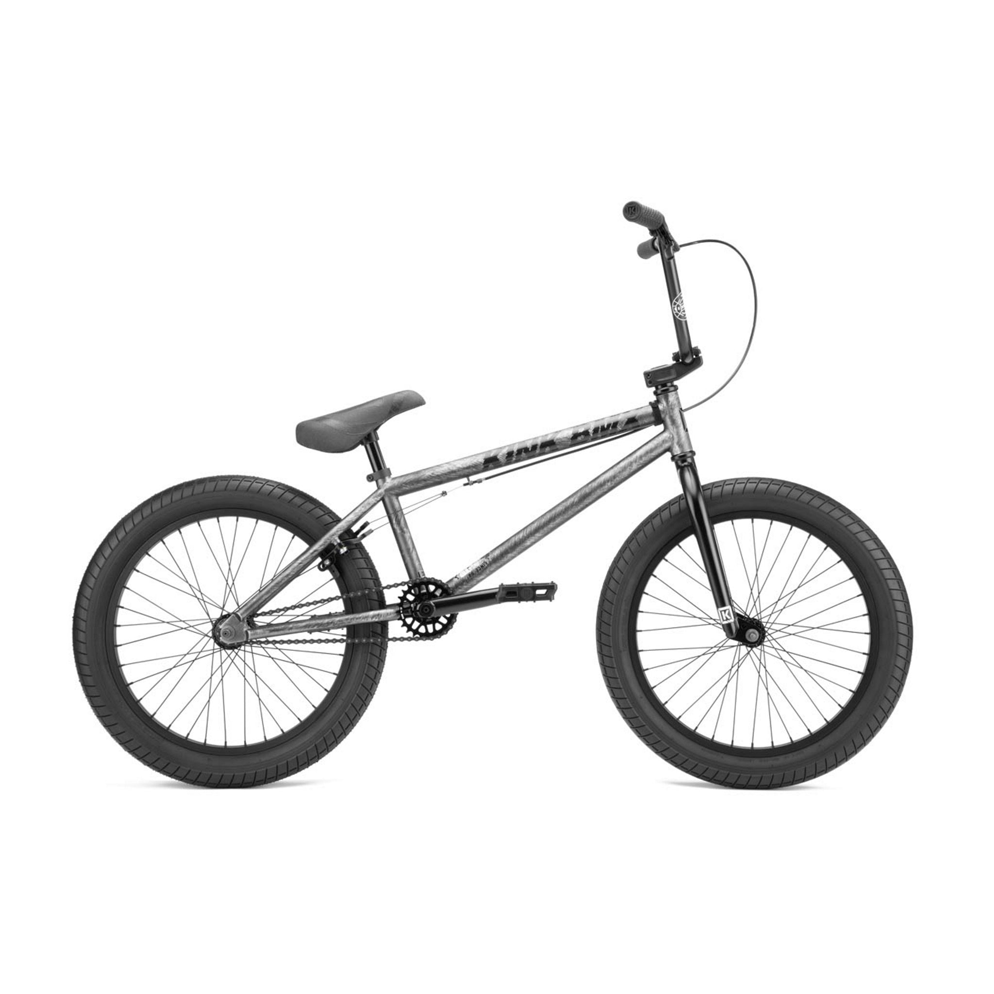 Kink Curb BMX Bike Matte Brushed Silver 99bikes .nz