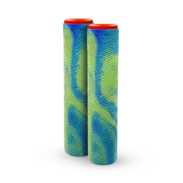 Madd MFX Viral Scooter Grips 180mm TPR Blue/Green