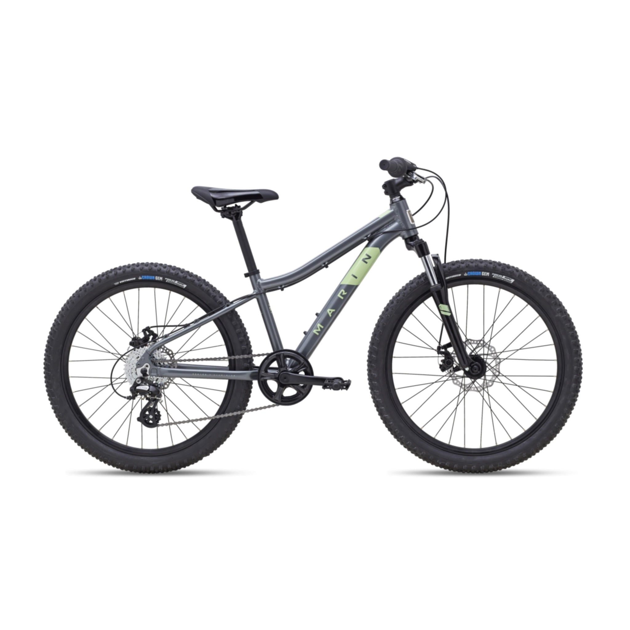 Marin Bayview Trail 24 Kids Mountain Bike Grey Mint 99bikes .nz