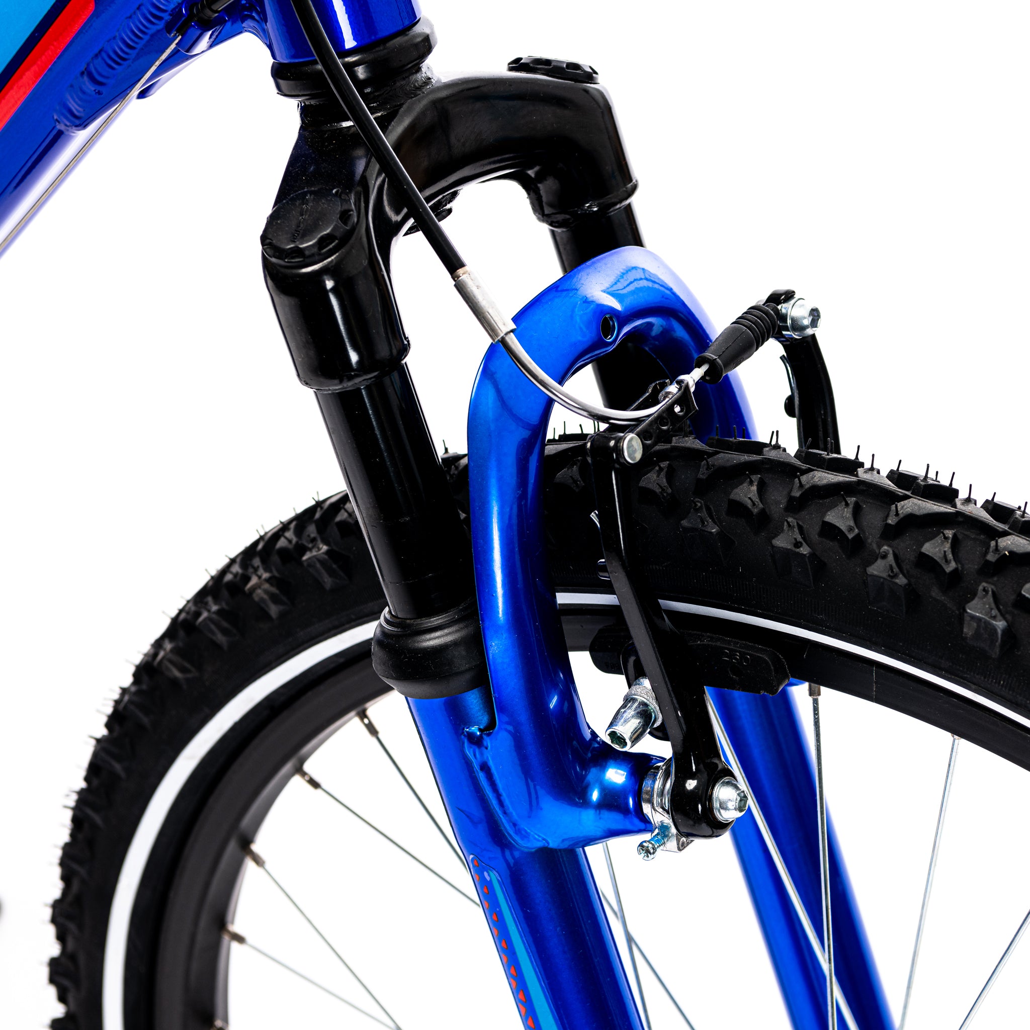 Dark blue cheap mountain bike