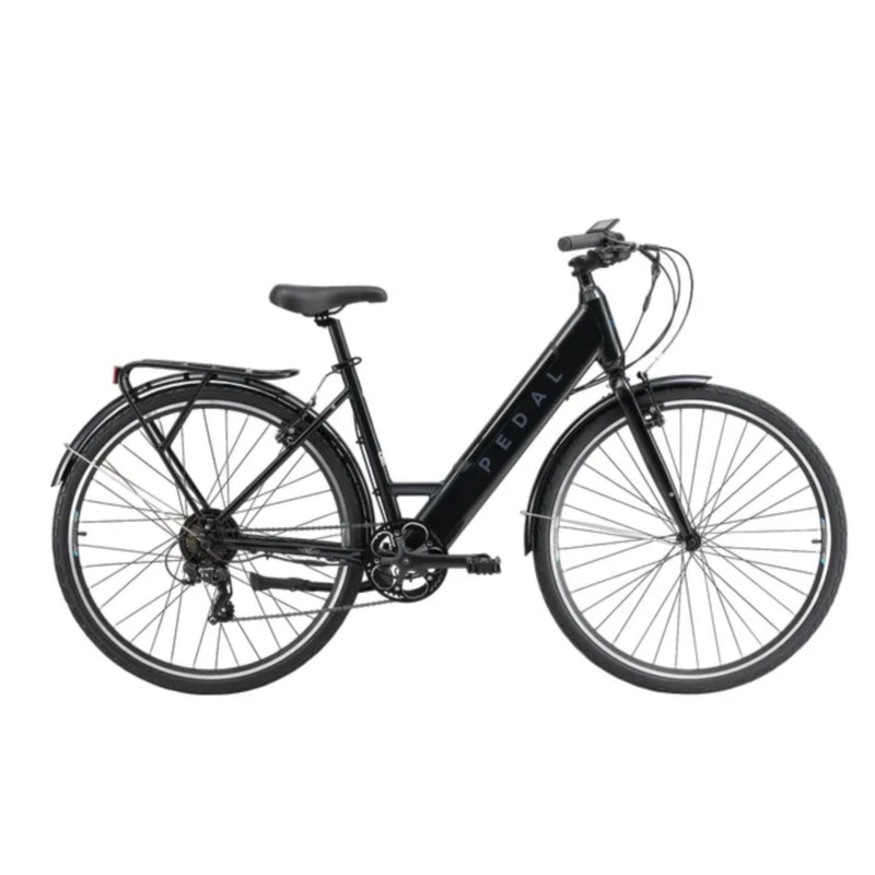 Pedal Lightning ST Electric Bike 700c Wheels 374Wh Battery Black