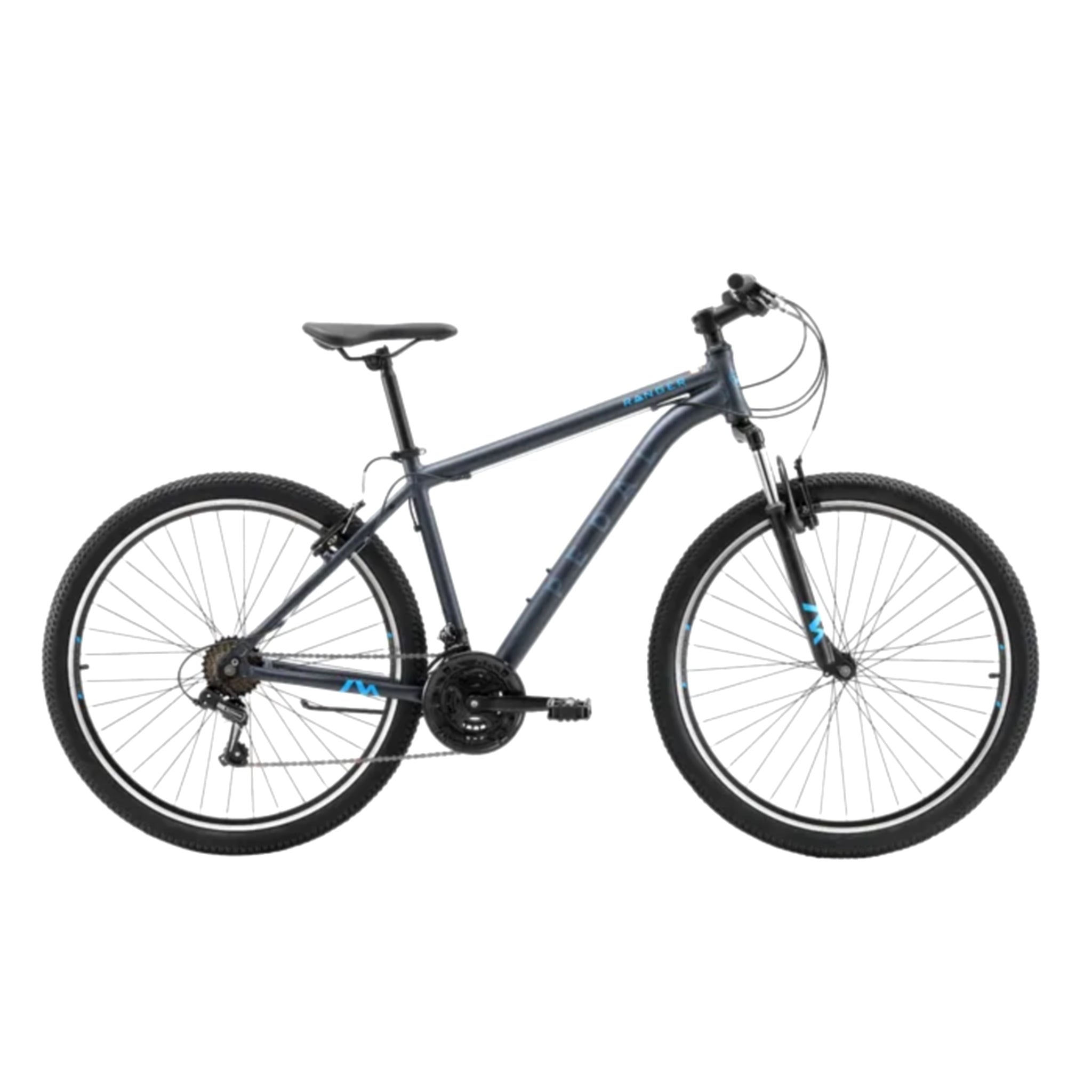 Black best sale blue bike