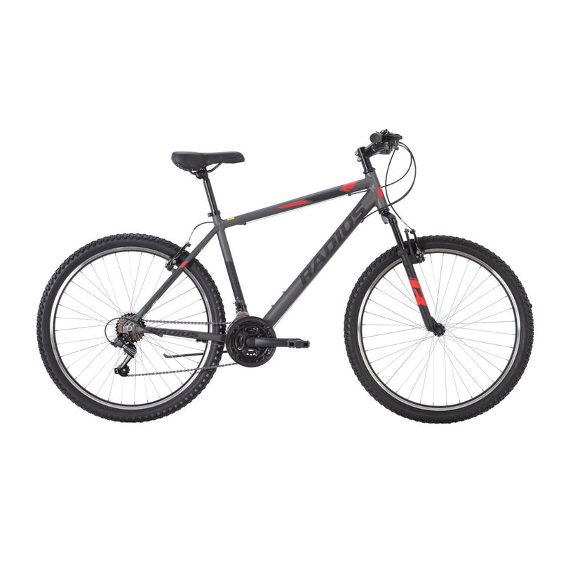 Radius Targa 10 Recreational Bike Matt Charcoal/Black/Red