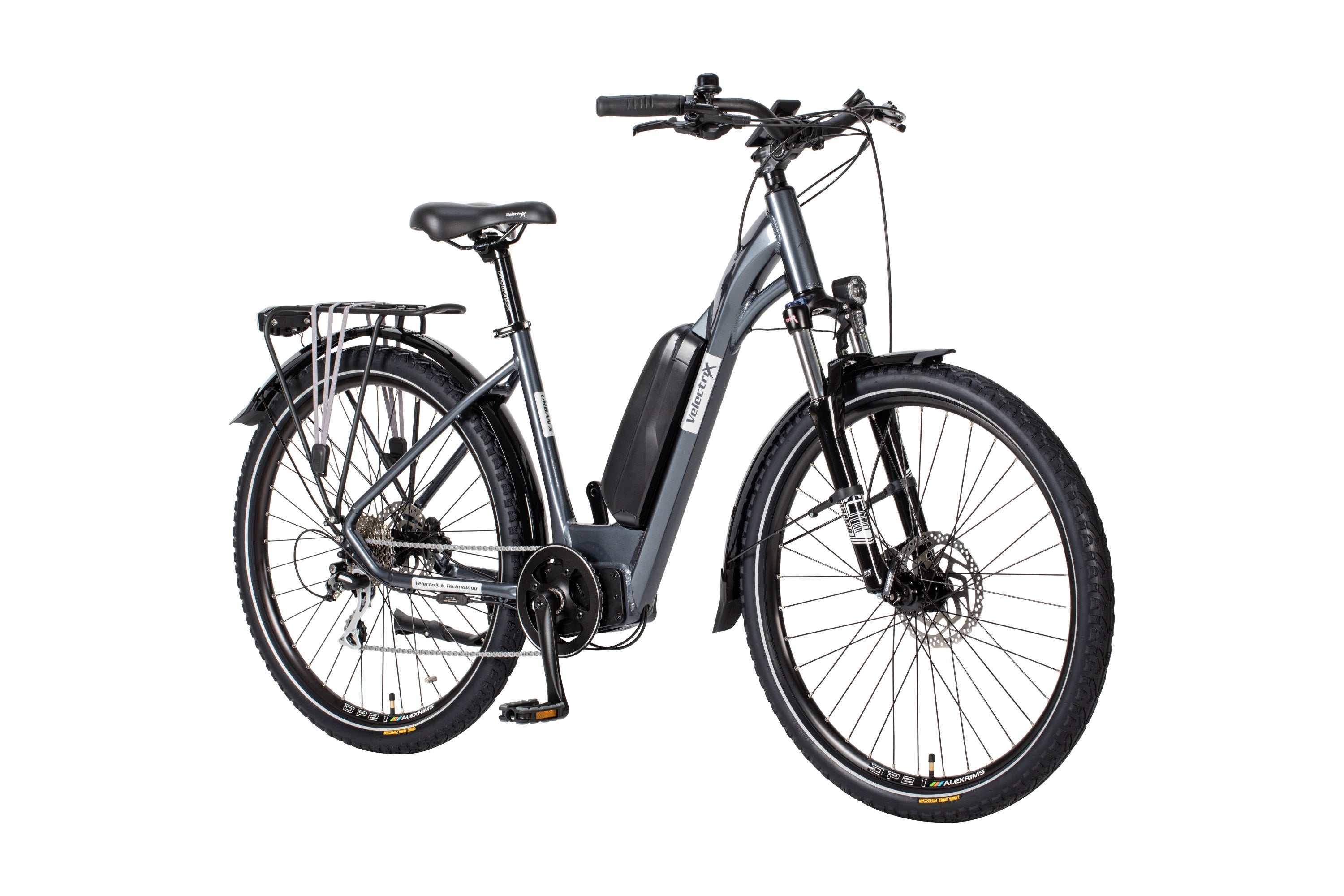 Velectrix Urban X Step Through Electric Hybrid Bike Anthracite