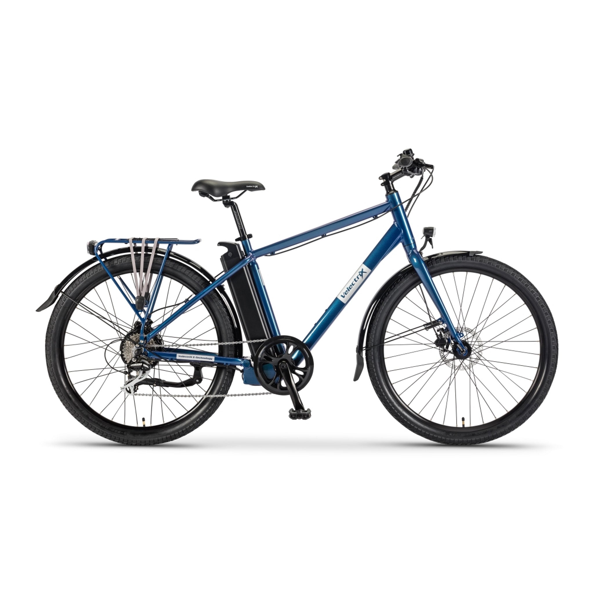 Velectrix Urban Hybrid Electric Bike 400wh Battery Blue 99bikes