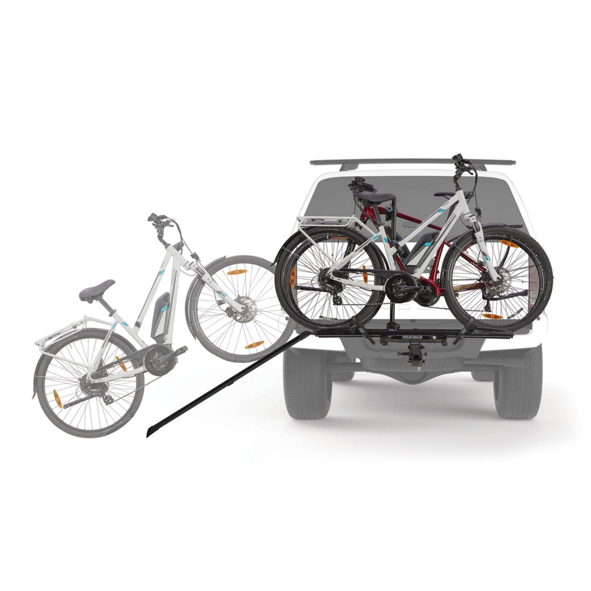 Ebike hitch rack sales with ramp