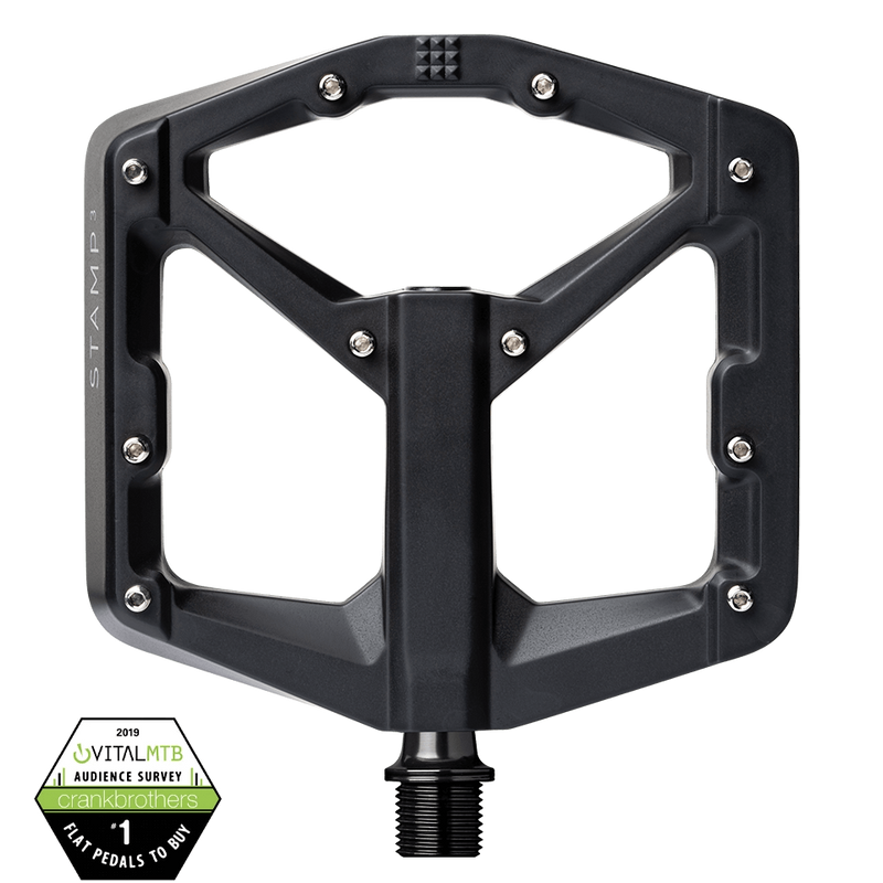 Crankbrothers Pedal Stamp 3 Large Black Magnesium