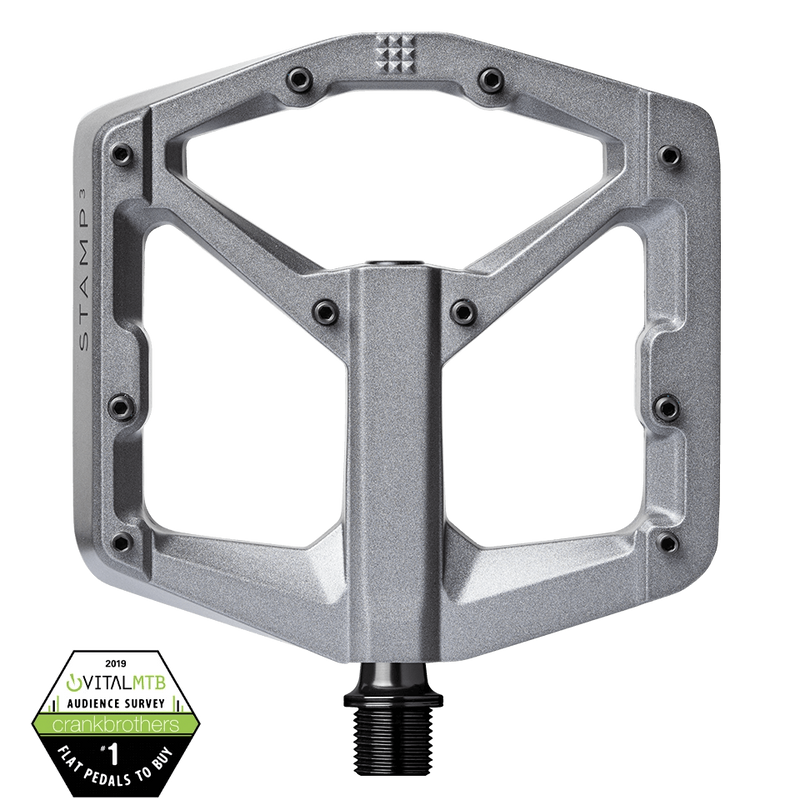 Crankbrothers Pedal Stamp 3 Large Black Magnesium