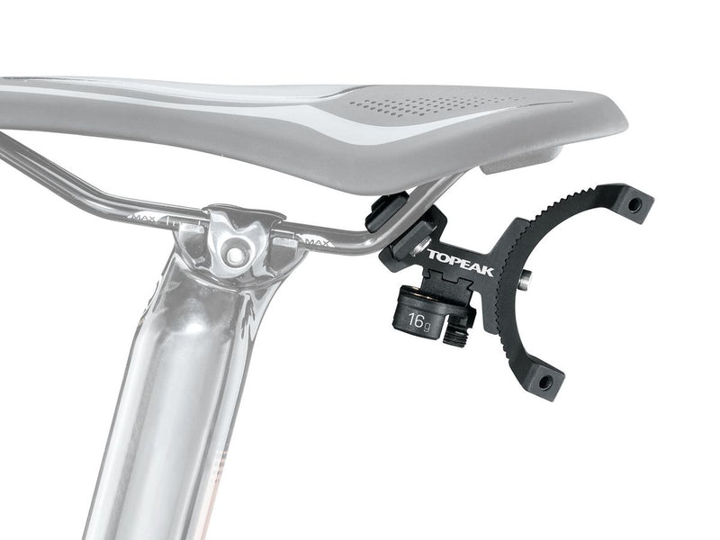 Topeak Tri-Backup Elite Mount for angled rail section