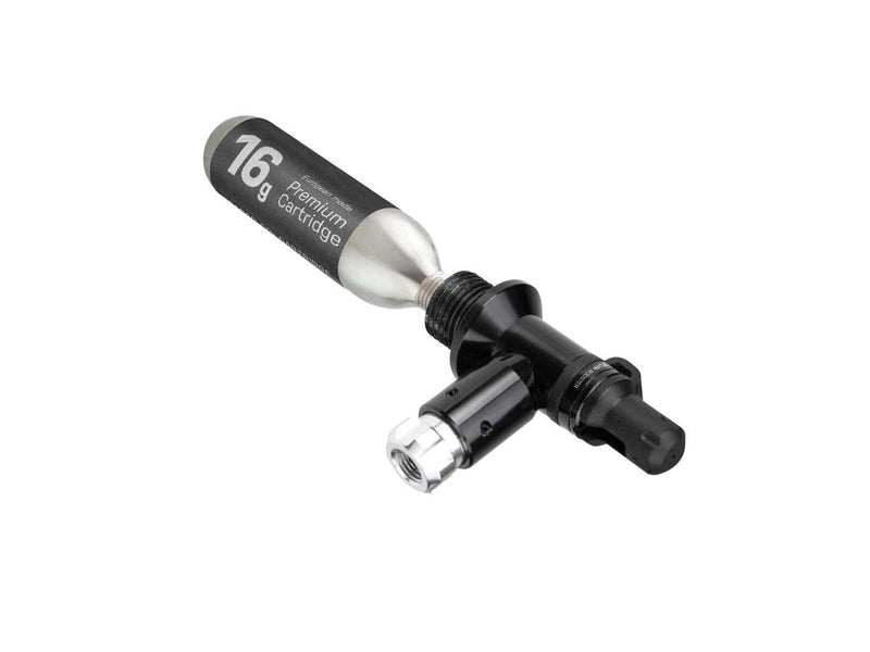 Topeak Tubibooster tubeless tire charging Kit & Co2 inflator head