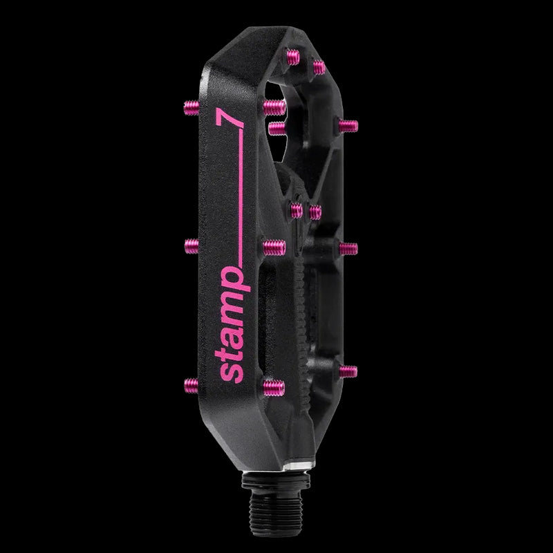 Crankbrothers Pedal Stamp 7 Small Seagrave Edition - Black/Pink