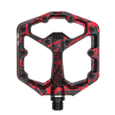 Crankbrothers Pedal Stamp 7 Small Splatter Paint Red