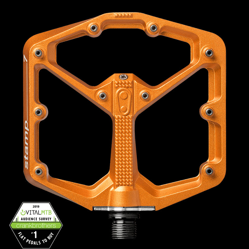 Crankbrothers Pedal Stamp 7 Large Orange