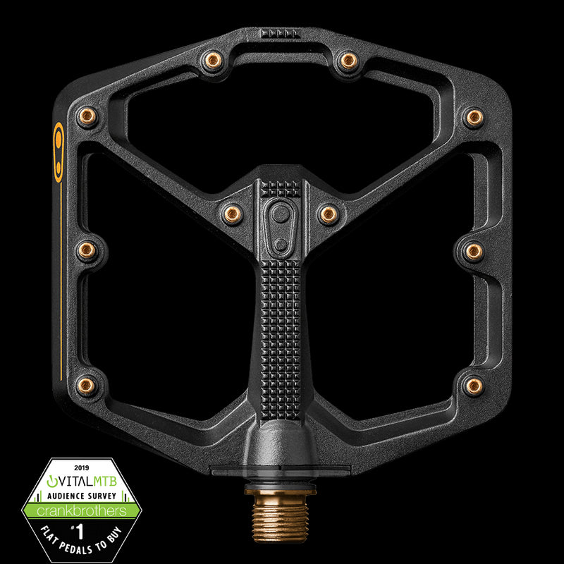 Crankbrothers Pedal Stamp 11 Large Black/Gold