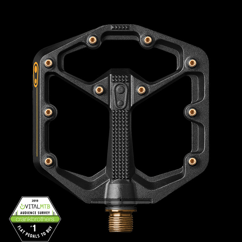 Crankbrothers Pedal Stamp 11 Small Black/Gold