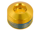 Crankbrothers Pedal Part 99089 CRB Pedal Hex End Cap Gold